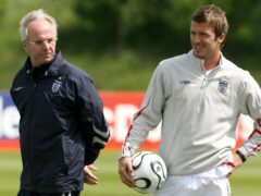 David Beckham paid a visit to ex-England boss Sven-Goran Eriksson, who has terminal cancer (Martin Rickett/PA)