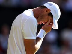 Andy Murray (pictured) lost in straight sets to American Marcos Giron (Steven Paston/PA)