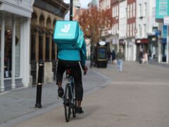 Shares in Deliveroo have been given a boost by speculation that the group is in the sights of US rival Doordash (David Davies/PA)