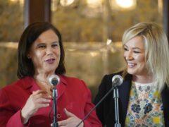 Sinn Fein Party leader Mary Lou McDonald and vice president Michelle O’Neill have said that they expect the party to retain all its seats (Niall Carson/PA)