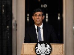Prime Minister Rishi Sunak giving a press conference in Downing Street, London. Picture date: Friday March 1, 2024. (Aaron Chown/PA)
