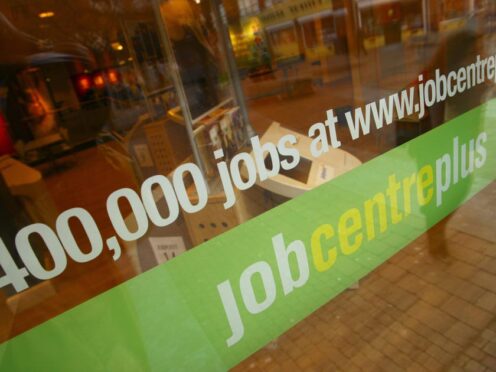 Job vacancies dropped sharply, down 12,000 to 904,000 in the three months to May (PA)