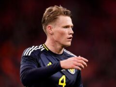 Scott McTominay, pictured, is key to Scotland’s Euro 2024 chances, according to former skipper Colin Hendry (Joris Verwijst/PA)