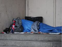 The Conservatives’ manifesto pledges to continue with plans to end rough sleeping (Yui Mok/PA)