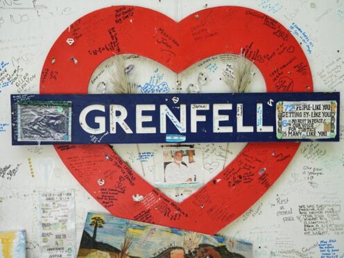 A new film has been released highlighting the importance to the community of preserving the memorials which emerged in the wake of the Grenfell Tower fire (Aaron Chown/PA)