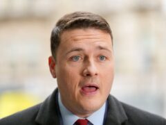 Wes Streeting has said he does not travel alone on public transport at the moment (Jonathan Brady/PA)