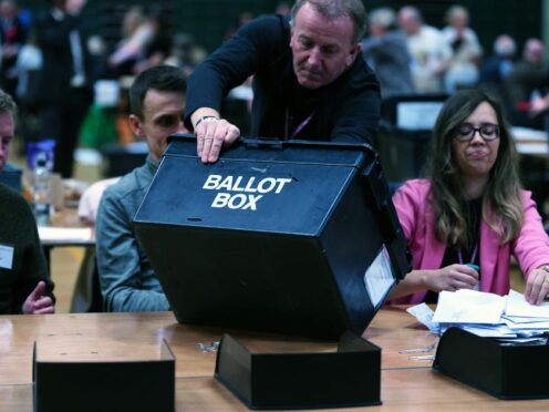 Turnout at every UK general election so far this century has been below 70% (Peter Byrne/PA)