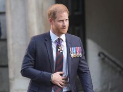 The Duke of Sussex leaves St Paul’s Cathedral in London after attending a service of thanksgiving to mark the 10th anniversary of the Invictus Games. Picture date: Wednesday May 8, 2024.