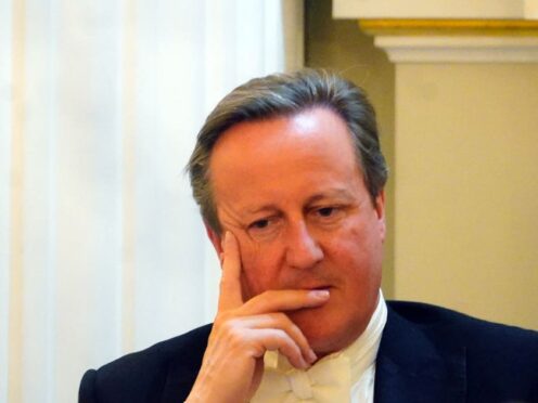 Foreign Secretary Lord David Cameron (Victoria Jones/PA)