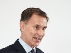 Chancellor Jeremy Hunt (Aaron Chown/PA)