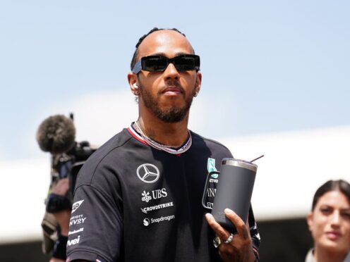 Lewis Hamilton called for “support not negativity” in response to claims of sabotage at Mercedes (David Davies/PA)