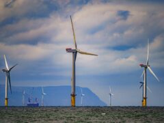 Wind power has increased massively in the last 14 years (Ben Birchall/PA)