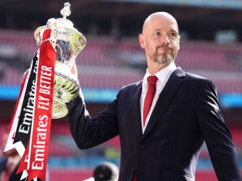 Erik Ten Hag is looking forward after surviving the Manchester United axe (Nick Potts/PA)