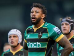 Courtney Lawes played his 283rd and final game for Northampton on Saturday (Joe Giddens/PA)