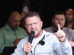 Tommy Robinson, whose real name is Stephen Yaxley Lennon (David Parry/PA)