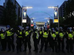 Police made 56 arrests around Saturday’s Champions League final at Wembley (Lucy North/PA)