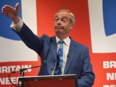 Nigel Farage during a press conference to announce he will become the new leader of Reform UK and that he will stand as the parliamentary candidate for Clacton, Essex