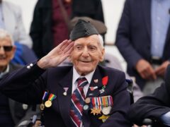 100-year-old D-Day veteran Bernard Morgan (Jordan Pettitt/PA)