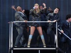 Taylor Swift on stage (Jane Barlow/PA)