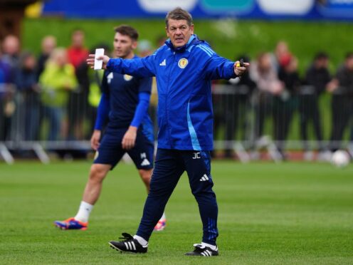Assistant manager John Carver is looking for Scotland history (Andrew Milligan/PA)