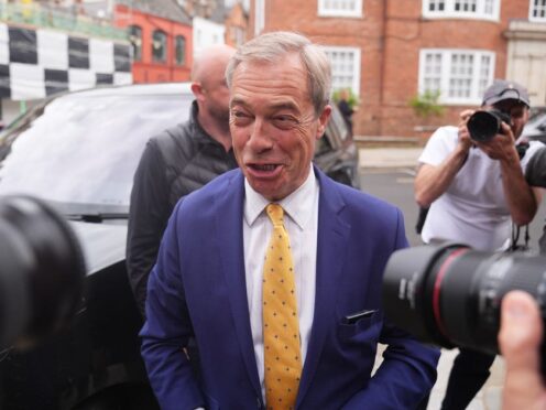 Reform UK leader Nigel Farage (James Manning/PA)