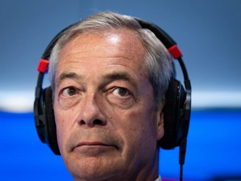 Reform UK leader Nigel Farage said his party is not the main opposition to Labour (Aaron Chown/PA)