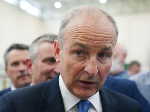 Tanaiste and Fianna Fail leader Micheal Martin said agreement on the nomination had been reached between three political groupings in Europe (Brian Lawless/PA)