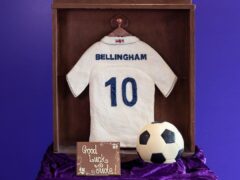Cadbury World has created a chocolate replica of Jude Bellingham’s football shirt (Cadbury World/PA)