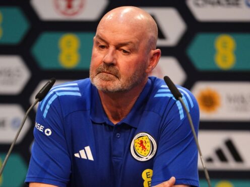 Scotland manager Steve Clarke has work to do against Switzerland (Andrew Milligan/PA)