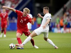 Slovenia’s Timi Max Elsnik is ready to face England (Nick Potts/PA)