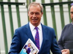 Mr Farage said the party’s ambition was ‘to establish a bridgehead in Parliament, and to become a real opposition to a Labour government’ (Ben Birchall/PA)