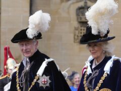 The King and Queen led the monarchy in celebrating the ancient Order of the Garter as the royal family’s summer season began in earnest (Kirsty Wigglesworth/PA)