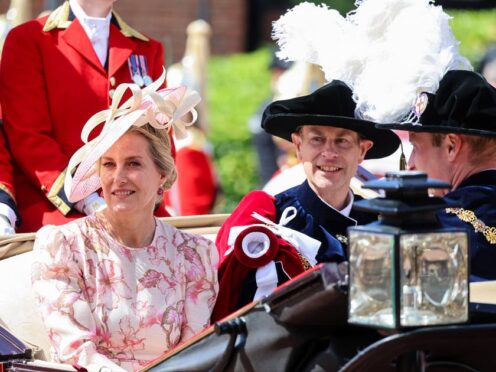 The Duke and Duchess of Edinburgh were married in St George’s Chapel, Windsor Castle, on June 19 1999 (Chris Jackson/PA)
