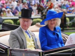 The King and Queen arrive on day one of Royal Ascot (Jonathan Brady/PA)
