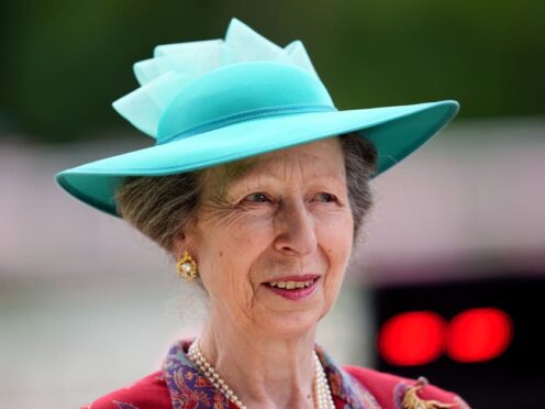 The Princess Royal is in hospital after suffering minor head injuries and concussion in an incident involving a horse on her Gatcombe Park estate (John Walton/PA)