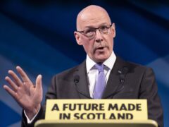 Scottish First Minister and SNP leader John Swinney during the party’s General Election manifesto launch at Patina in Edinburgh. (Jane Barlow/PA)
