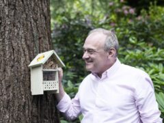Liberal Democrat leader Sir Ed Davey visited Whinfell Quarry Gardens in Sheffield on Thursday, while on the General Election campaign trail (Danny Lawson/PA)