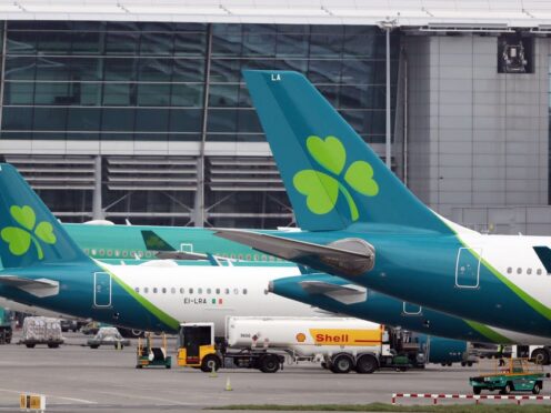 Aer Lingus pilots are seeking a pay increase of 24% (PA)