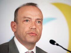 Northern Ireland Secretary Chris Heaton-Harris speaks during the British-Irish Council (BIC) summit at the Comis Hotel on the Isle of Man. Picture date: Friday June 21, 2024.