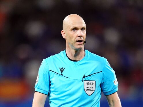 Anthony Taylor, pictured, and VAR Stuart Attwell were praised for making a “totally correct” decision to disallow a Dutch goal against France in the group stage (Adam Davy/PA)