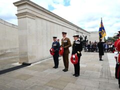 The service was to mark 25 years since the end of the conflict in Kosovo, which saw the deployment of the NATO-led international peacekeeping force (Mark Allan/RBL/PA)