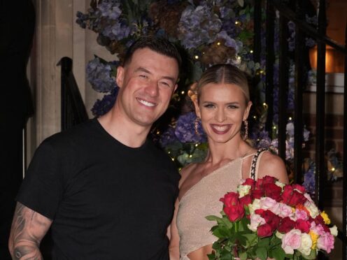 Strictly Come Dancing stars Kai Widdrington and Nadiya Bychkova, attend the after-show party at the Lucky Cat (Ian West/PA)