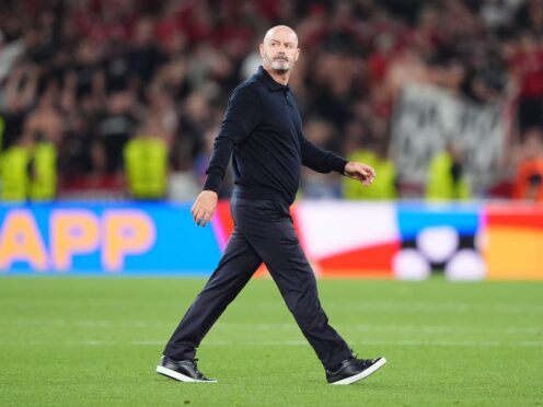 Steve Clarke after the defeat to Hungary (Andrew Milligan/PA)