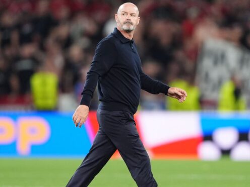 Steve Clarke wanted an explanation over why Scotland were denied a penalty (Andrew Milligan/PA)