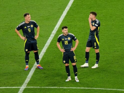Scotland were knocked out of Euro 2024 after defeat to Hungary (Bradley Collyer/PA)