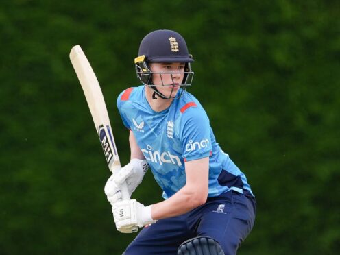 Rocky Flintoff starred with the bat for England Under-19s against a Young Lions Invitational XI (Joe Giddens/PA)