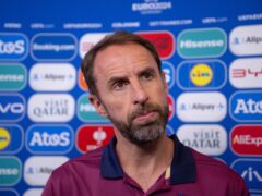 England manager Gareth Southgate during a press conference (PA)