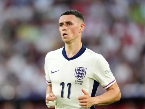 Phil Foden has returned to training with England (Adam Davy/PA)