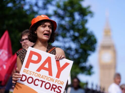 Junior doctors have begun a five-day walkout ahead of the General Election in an ongoing dispute over pay (Jordan Pettitt/PA)