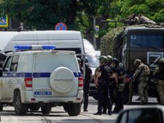 Russian security forces stormed a detention centre in southern Russia, ending a hostage stand-off, Russian state news agency RIA Novosti reported on Sunday (AP)